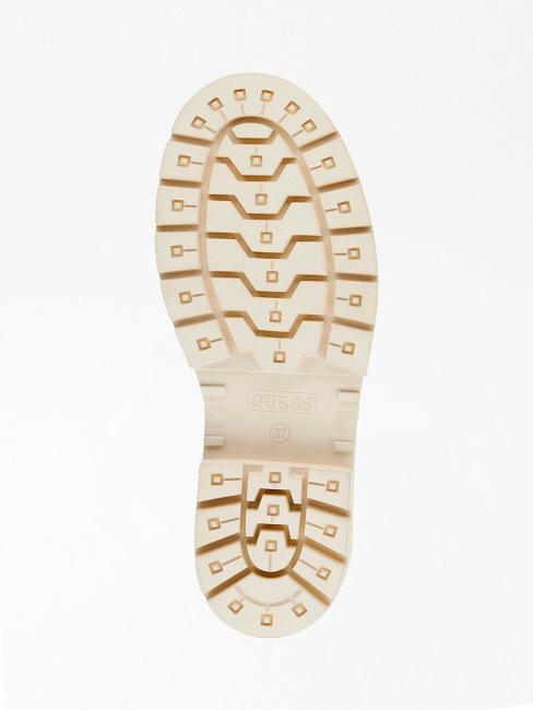 Bottes De Combat Odalis Multi Blanches Avec Logo G Cube Guess