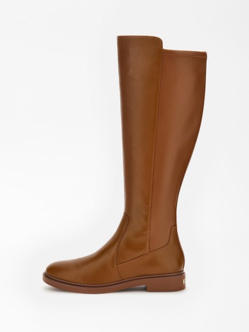 Bottes Hautes Faeya En Similicuir Guess Marron