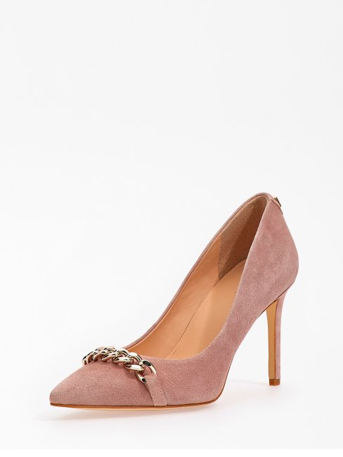 Escarpins Pinta Suède Rose Guess