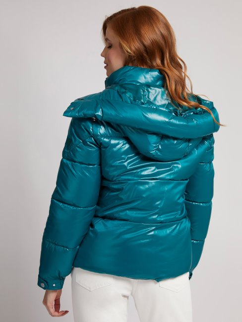 Doudoune Matelassée à Capuche Guess Vert