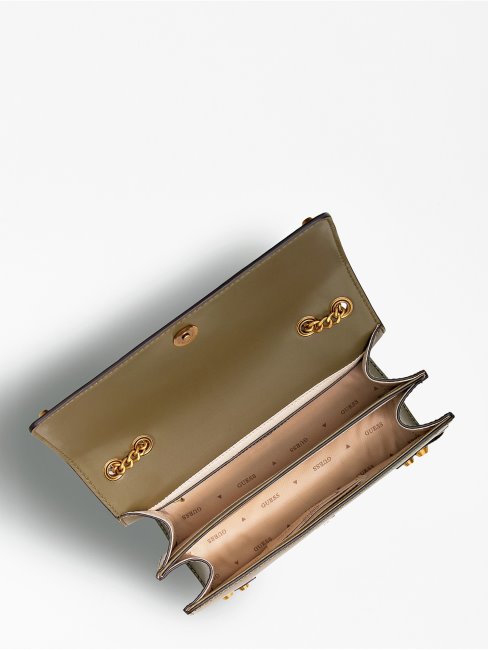 Guess Mini Sac à Bandoulière Amantea Vert