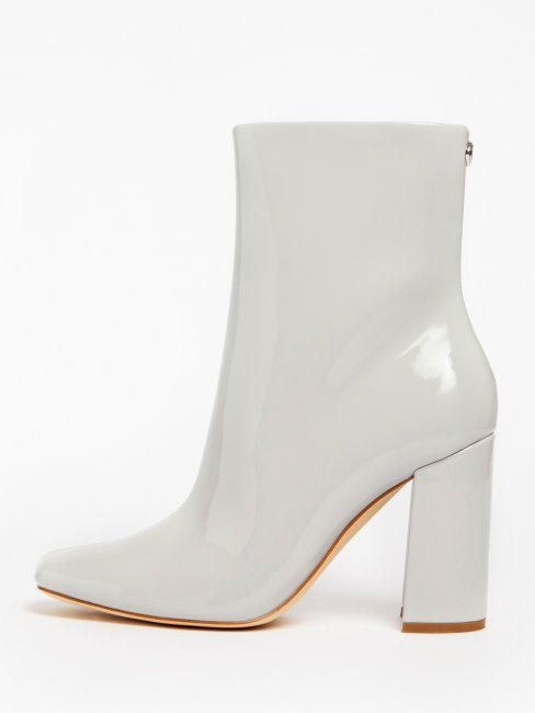 Bottes Basses Beaker En Cuir Verni Gris Multi Guess