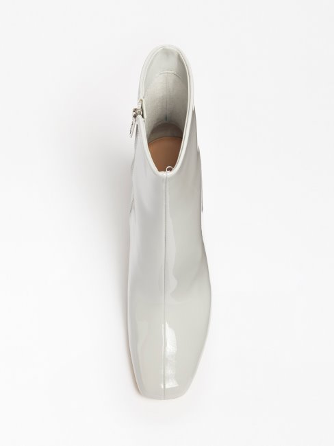 Bottes Basses Beaker En Cuir Verni Gris Multi Guess