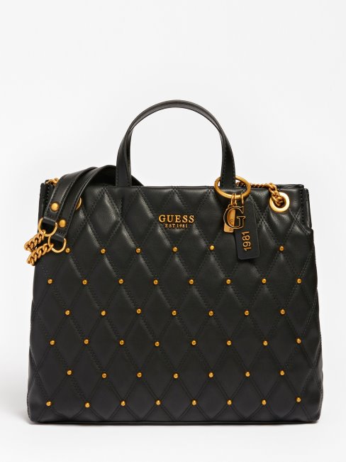 Sac à Main Guess Triana Clouté Noir