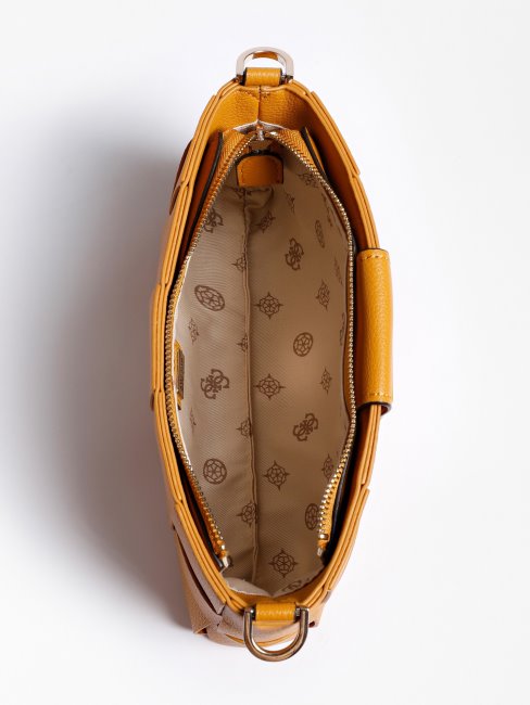 Sac Porté épaule Tressé Liberty City Guess Jaune