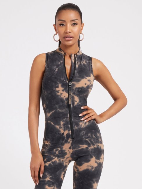 Combinaison Tie-dye Noire Guess