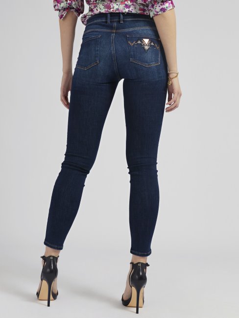 Guess Blue Jewel Jegging Fit Denim Pantalon