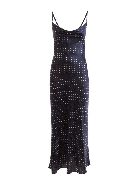 Robe Nuisette Imprimé Pois Guess Bleu