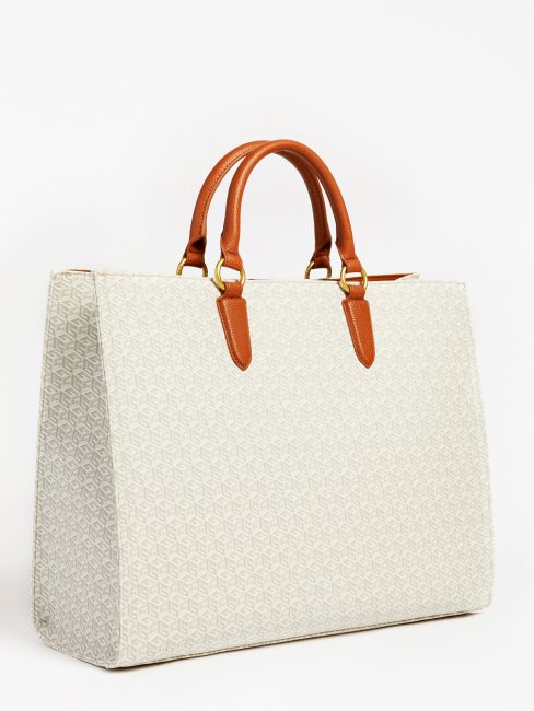 Sac à Main Guess Blanc Multi Logo Ederle