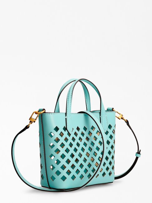 Mini Cabas Guess Aqua Bleu Clair