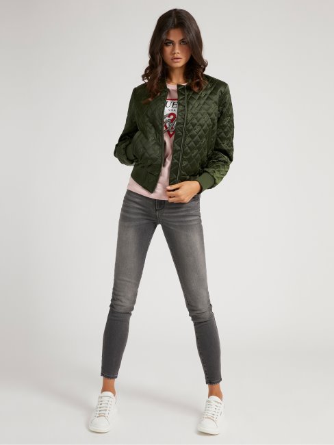 Guess Skinny Fit Denim Pantalon Gris