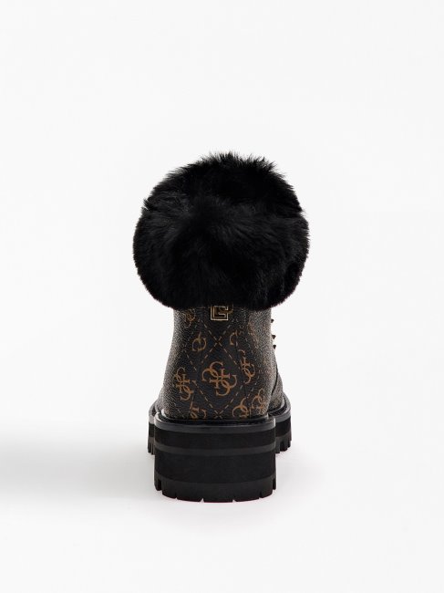 Bottes Basses Issa 4g Logo Marron Guess