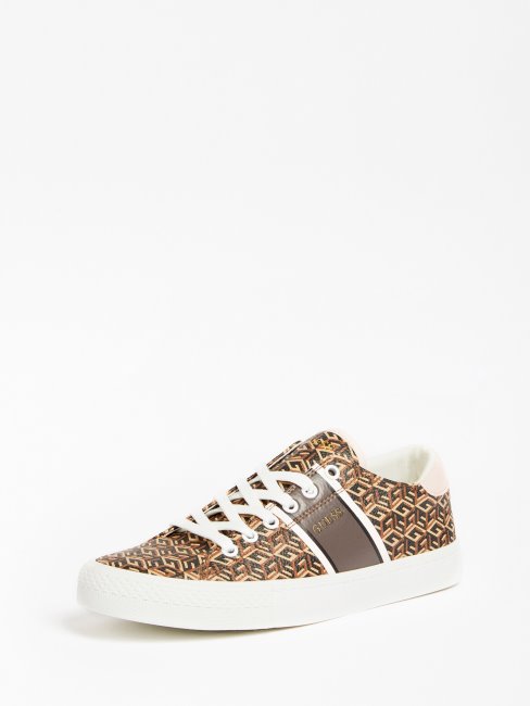 Guess Ester Logo Sacs Marron