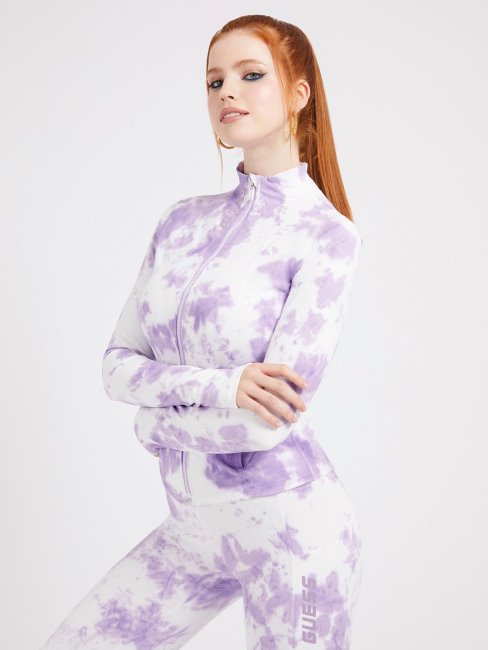 Top Actif Tie-dye Violet Guess