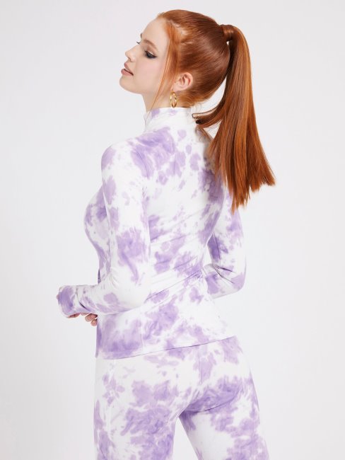 Top Actif Tie-dye Violet Guess