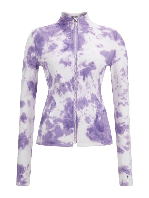 Top Actif Tie-dye Violet Guess