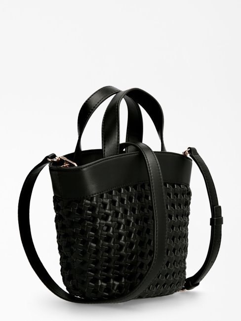 Sicilia Tressé Mini Cabas Guess Noir