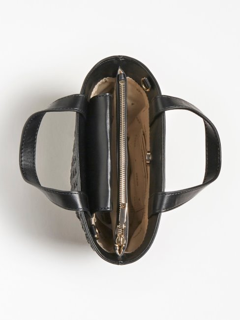 Sicilia Tressé Mini Cabas Guess Noir