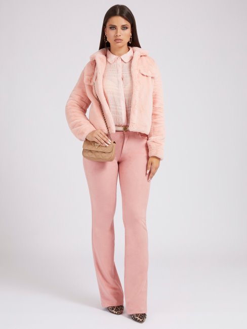 Veste Fausse Fourrure Guess Rose
