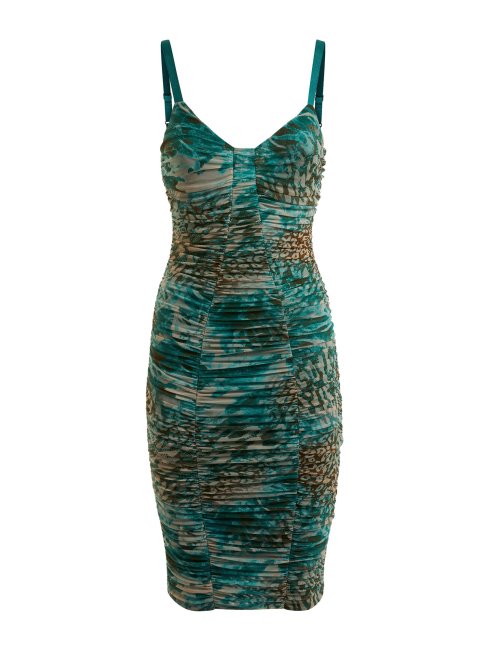 Marciano Robe Imprimée Sur L'ensemble Guess Vert Multi