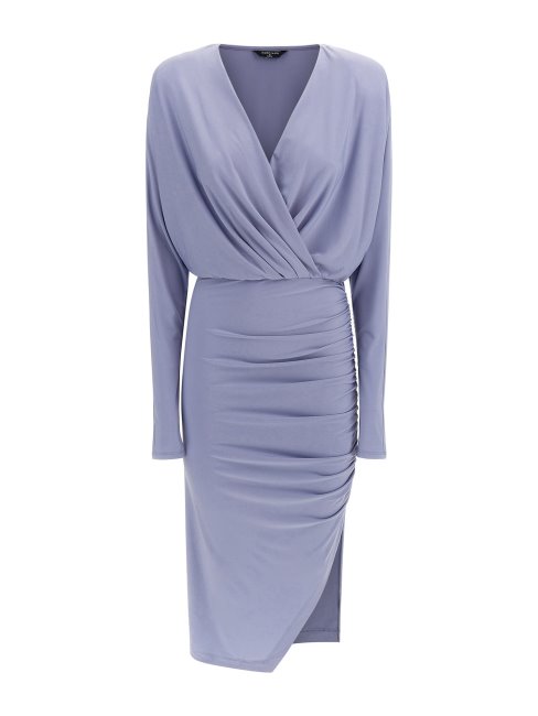 Robe Drapée Marciano Bleu Clair Guess
