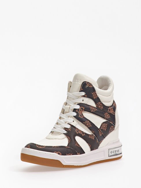 Paniers Lisa Blanches Multi Compensées Guess