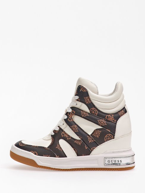 Paniers Lisa Blanches Multi Compensées Guess