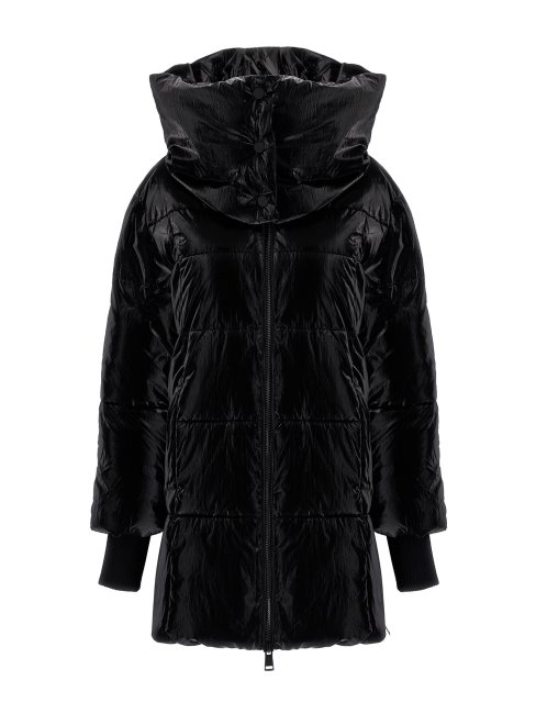 Doudoune Longue Enduite Guess Noire