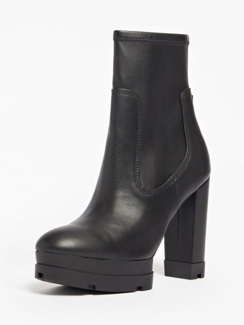 Bottes Guess Bimber En Similicuir Noir