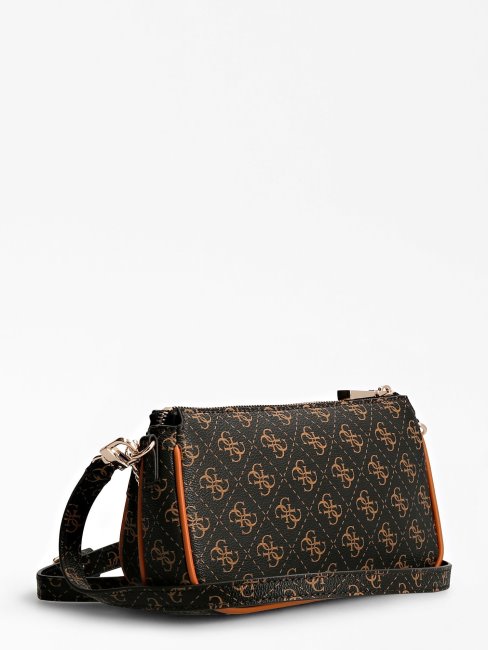 Guess Kasinta 4g Logo Mini Sac à Bandoulière Marron Foncé