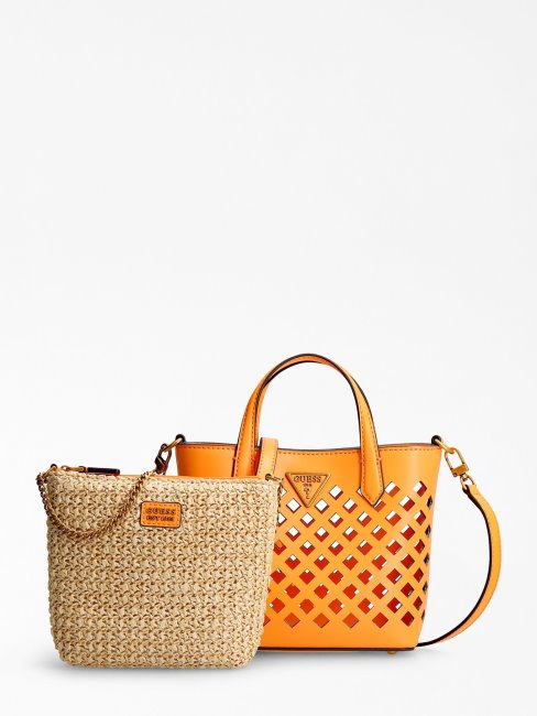 Aqua Mini Shopper Guess Orange