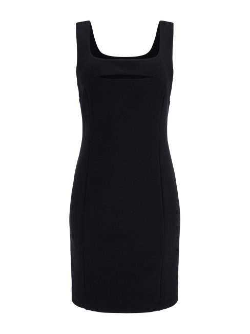 Robe Bleue Marciano Découpée Sur Le Devant