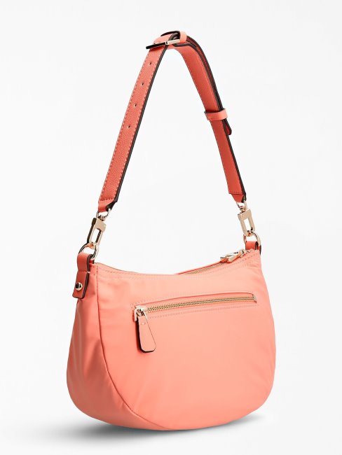 Sac Hobo Gemma Eco Corail Anse Amovible Guess