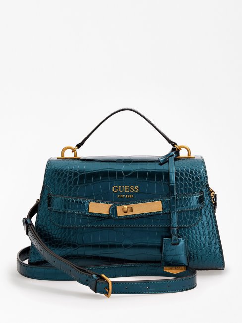 Sac à Main Imprimé Croco Enisa Guess