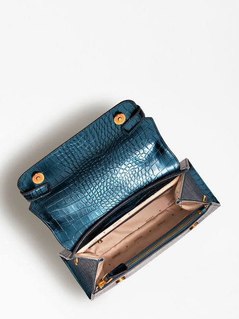 Sac à Main Imprimé Croco Enisa Guess