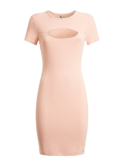 Robe Rose à Découpes Guess