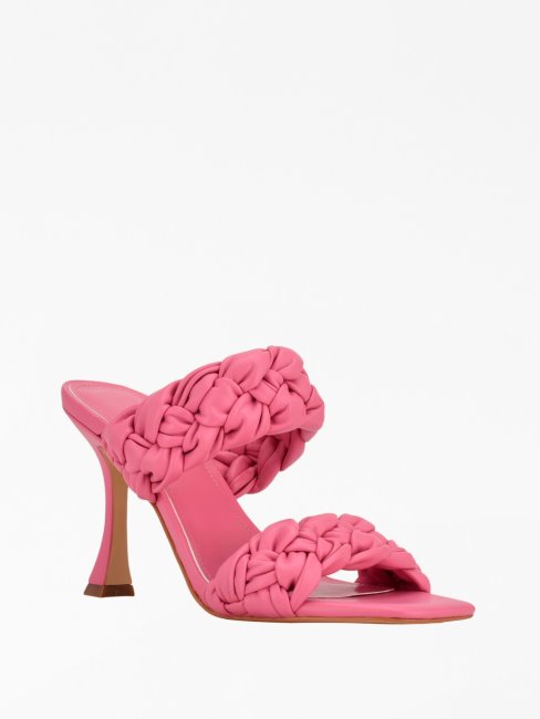Harlie Mules à Talons Tressées Guess Rose