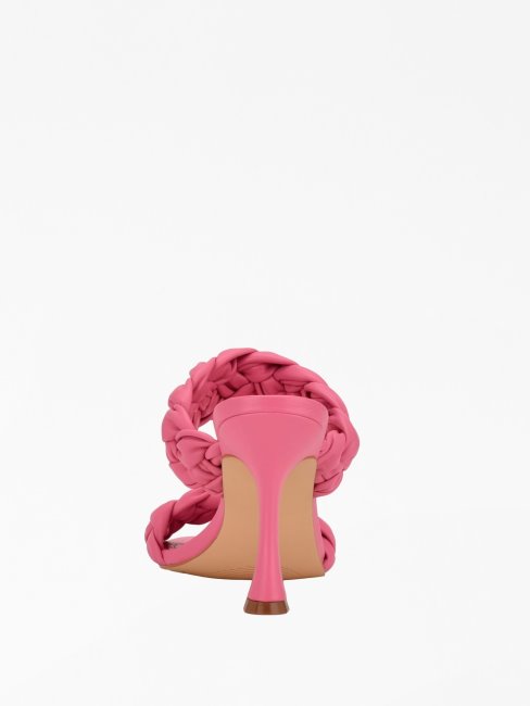 Harlie Mules à Talons Tressées Guess Rose