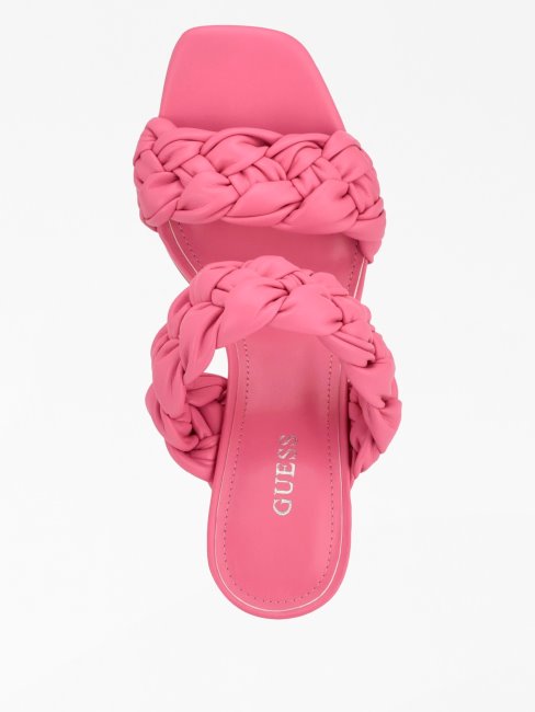 Harlie Mules à Talons Tressées Guess Rose