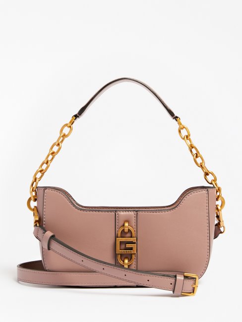 Guess Square G Luxe Mini Sac à Bandoulière Rose