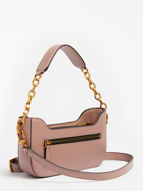 Guess Square G Luxe Mini Sac à Bandoulière Rose