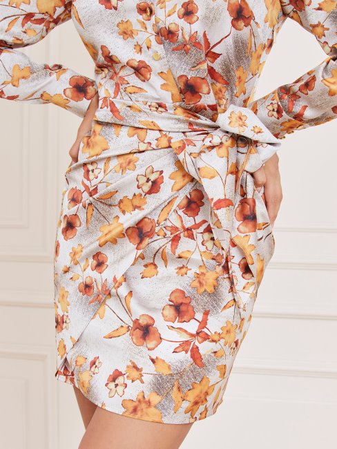 Guess Marciano Robe à Imprimé Floral Fantasme Floral