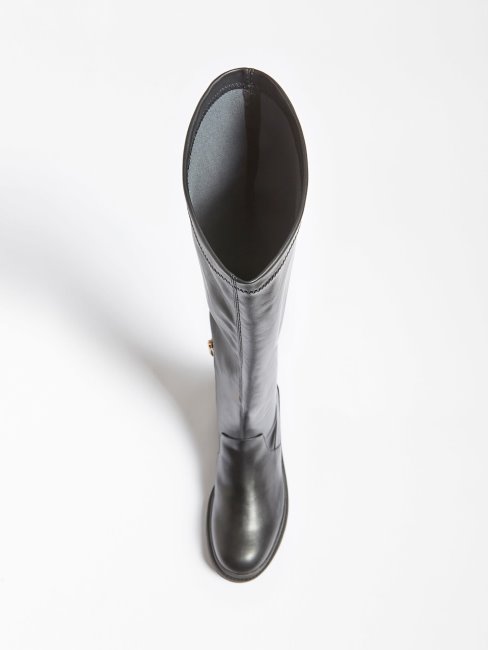 Bottine Lori Noire à Bout Rond Guess