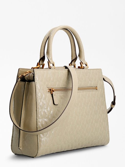 Sac à Main Isidora G Shine Vert Logo Guess