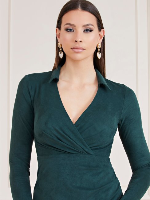 Robe Voyez-vous Deviner Marciano En Simili Daim