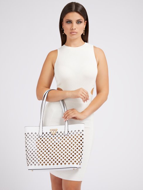 Shopper Deviner Blanc Aqua