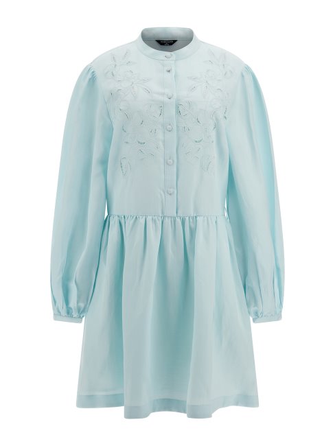 Robe Ceinturée Marciano Guess Bleu Clair