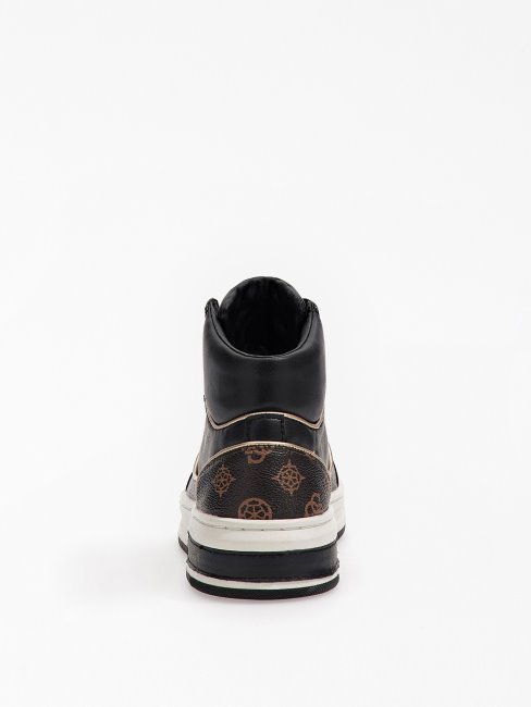 Baskets Montantes à Logo Tullia Marron Guess