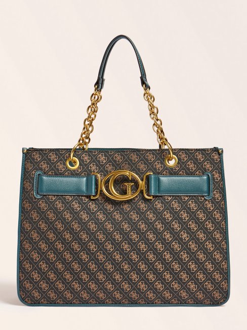 Guess Aileen 4g Logo Shopper Bleu