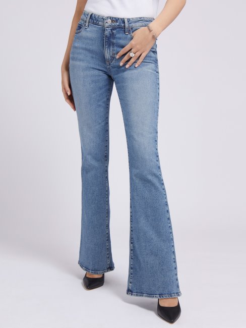 Pantalon Denim évasé Bleu Guess Nouvelle Tendance